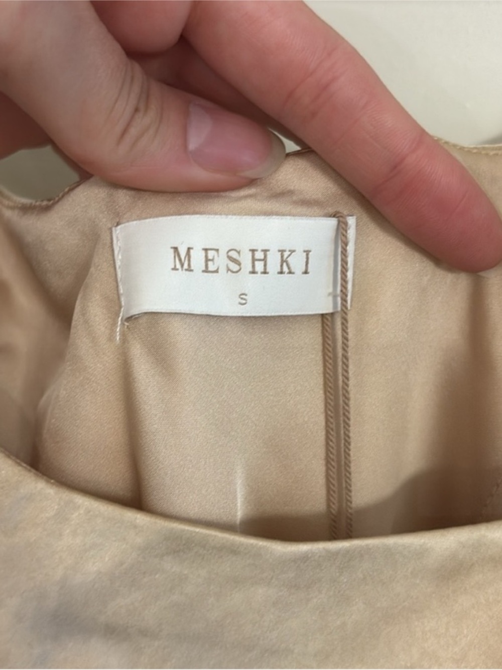 Meshki Champagne Midi Dress - Picture 6 of 7